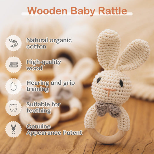 Bopoobo crochet body emphasizes delicate texture and charming design for newborn exploration.