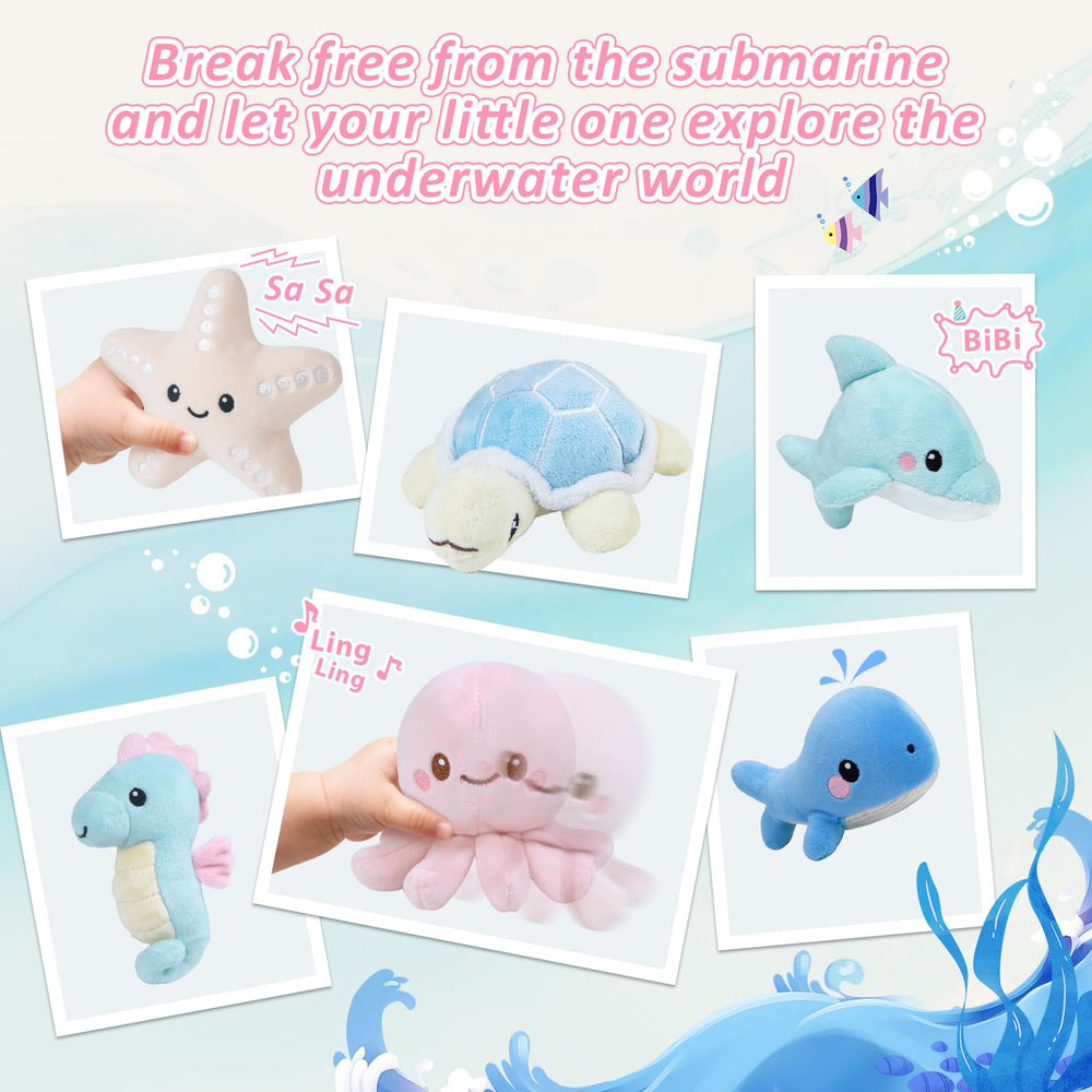 Bopopo submarine with dolphin for gentle play