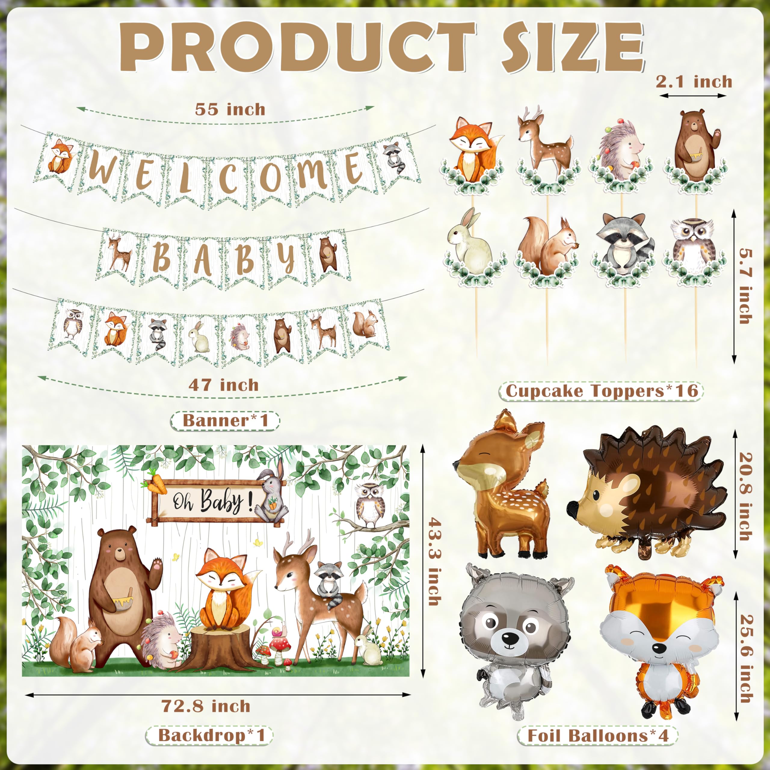 BORAMDO forest animals tablecloth providing wide table coverage