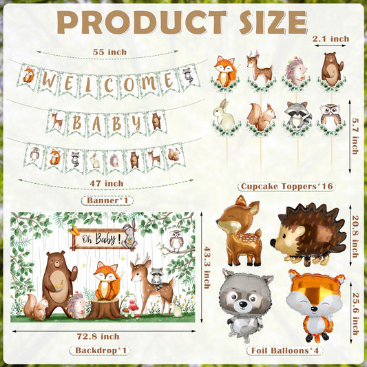 BORAMDO forest animals tablecloth providing wide table coverage