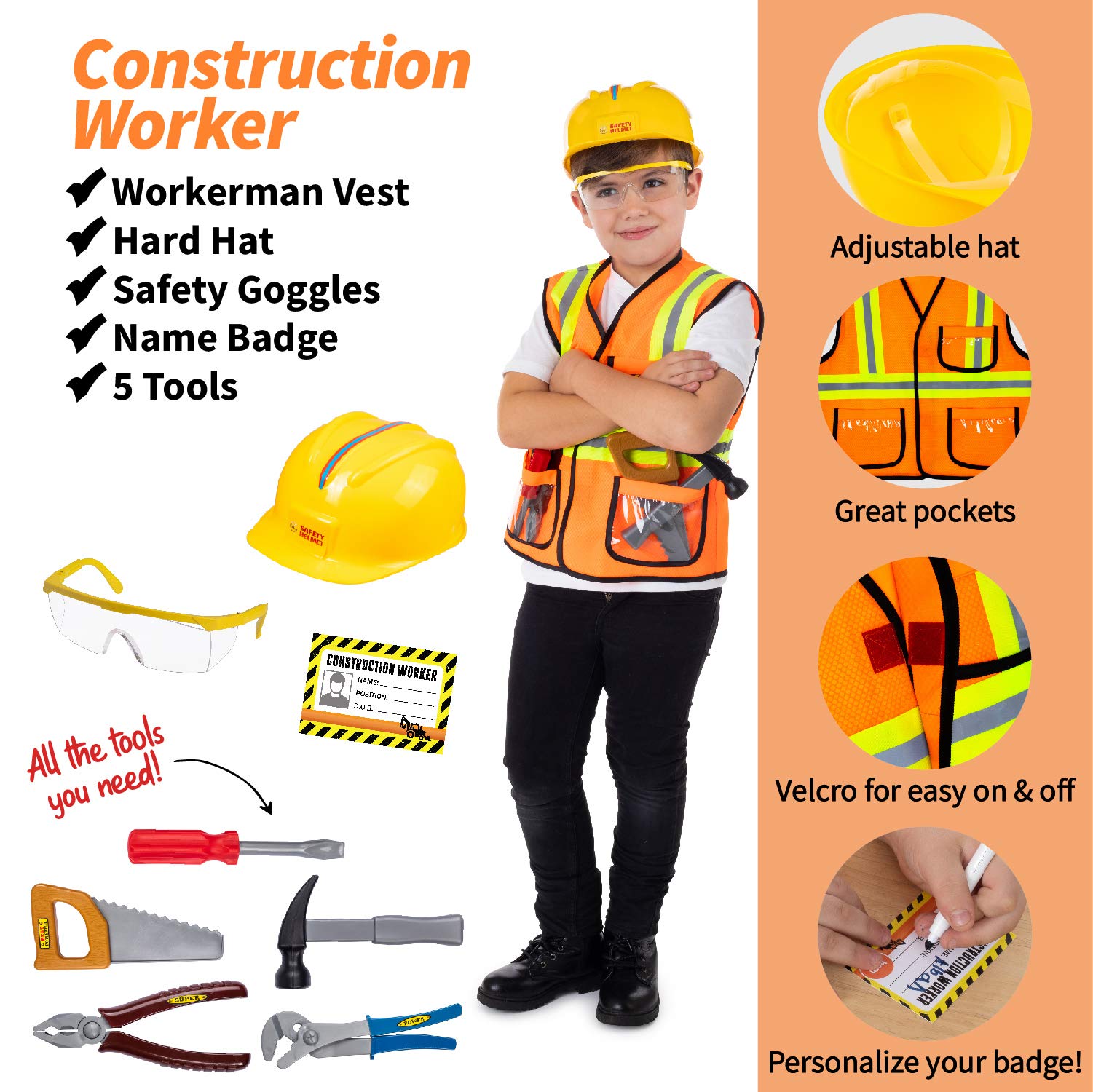 Born Toys 3-in-1 dress-up box for varied play.