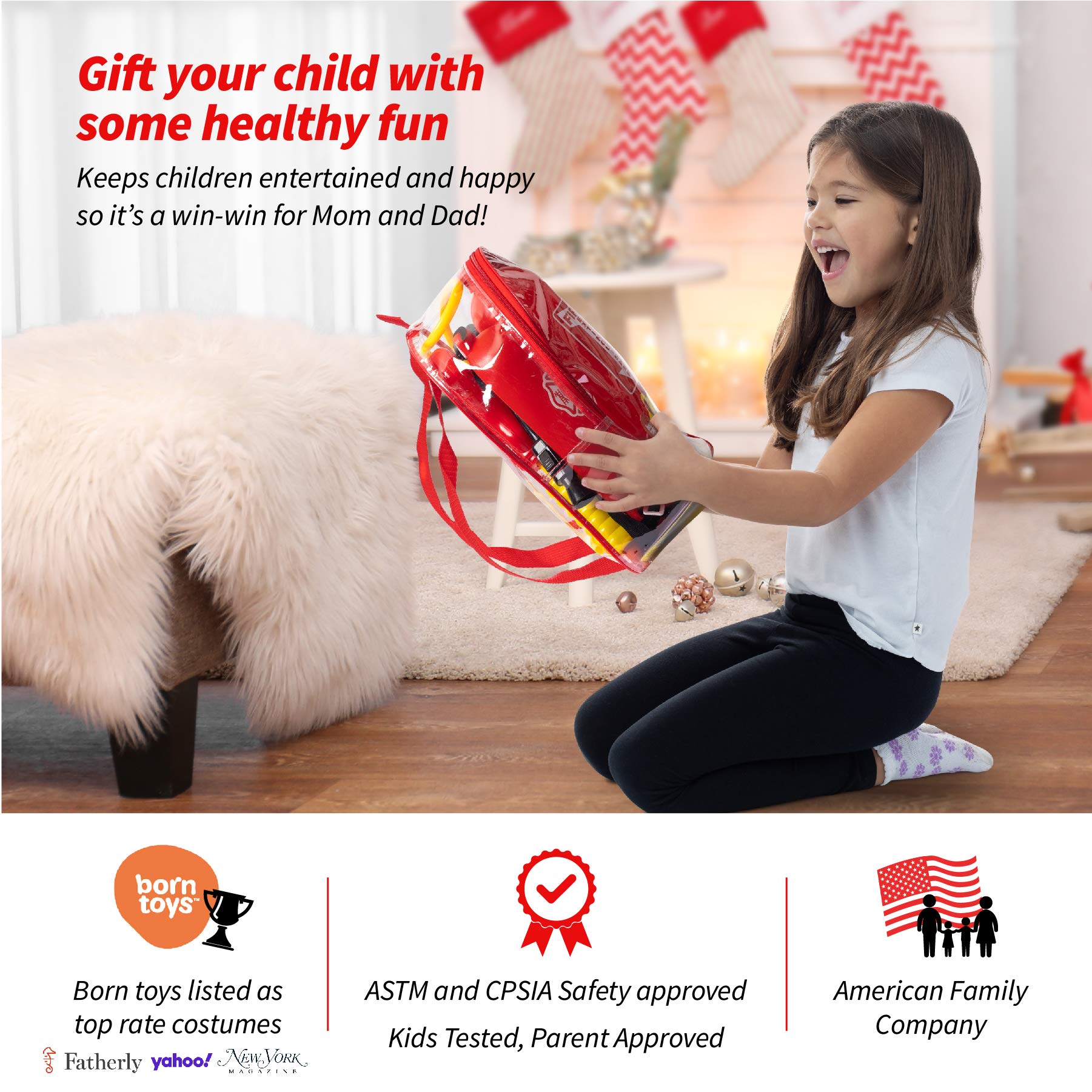 Born Toys durable kids water gun designed for safe, lasting use.