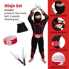 Born Toys ninja belt and star with daggers for dynamic roleplay