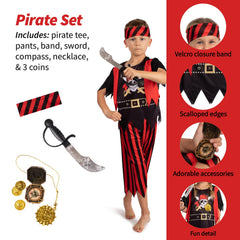 Born Toys pirate accessories including sword and compass for authentic play