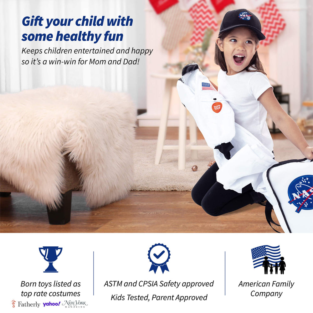 Born Toys pirate costume set for kids, invites swashbuckling adventures during playtime.