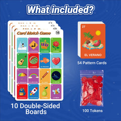 Bosctanuc Loteria double-sided boards enable versatile family games.