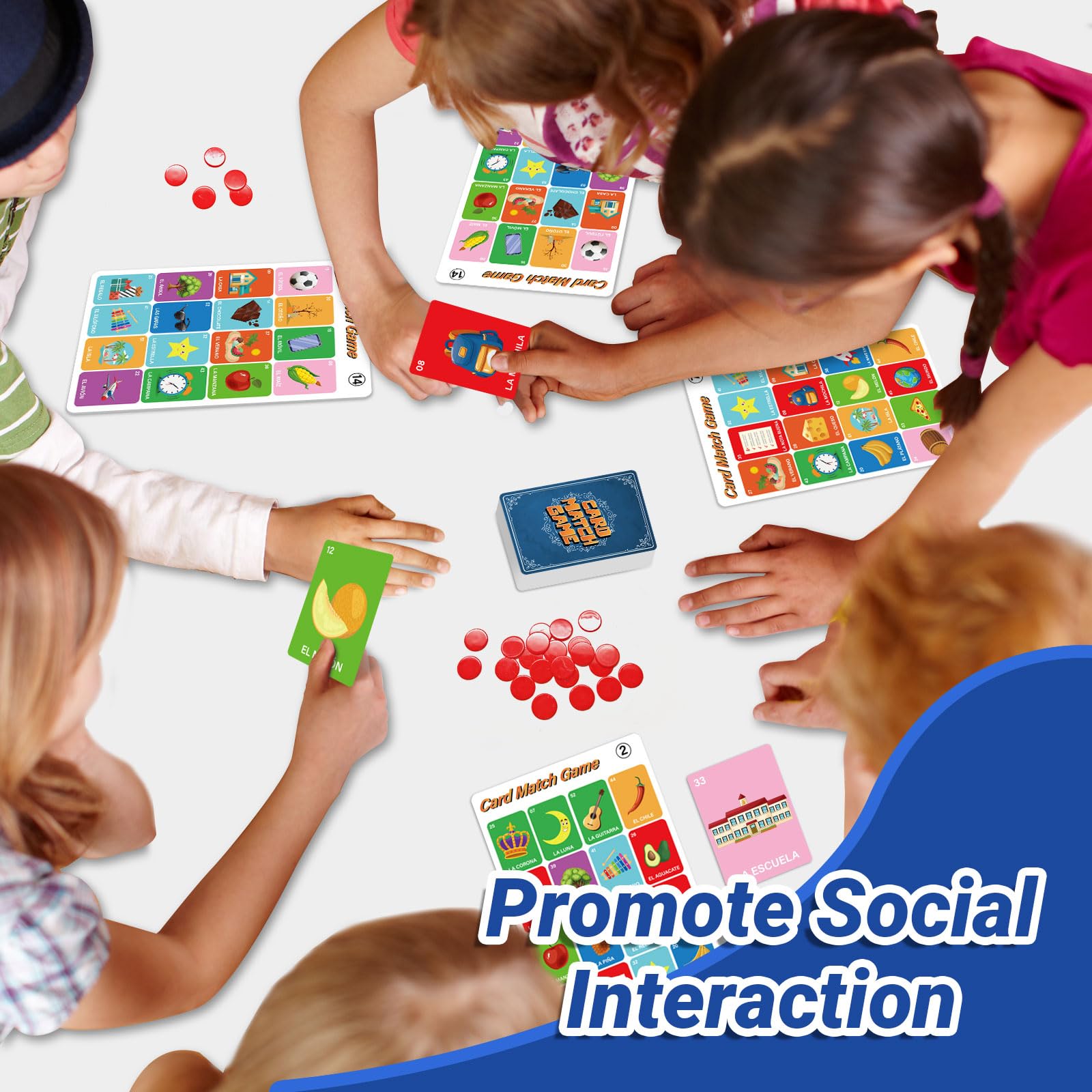 Bosctanuc Loteria Spanish vocabulary cards promote playful learning.