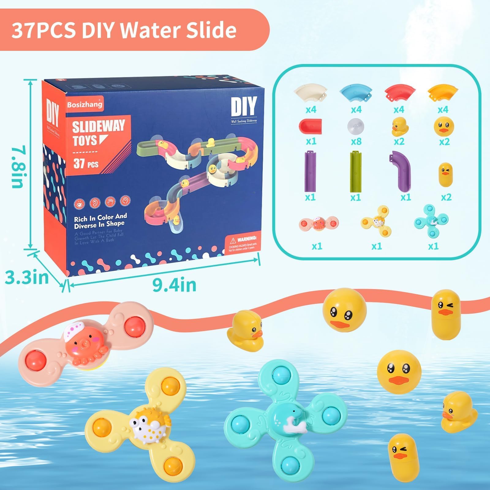 DIY waterfall station design to spark imagination during water play