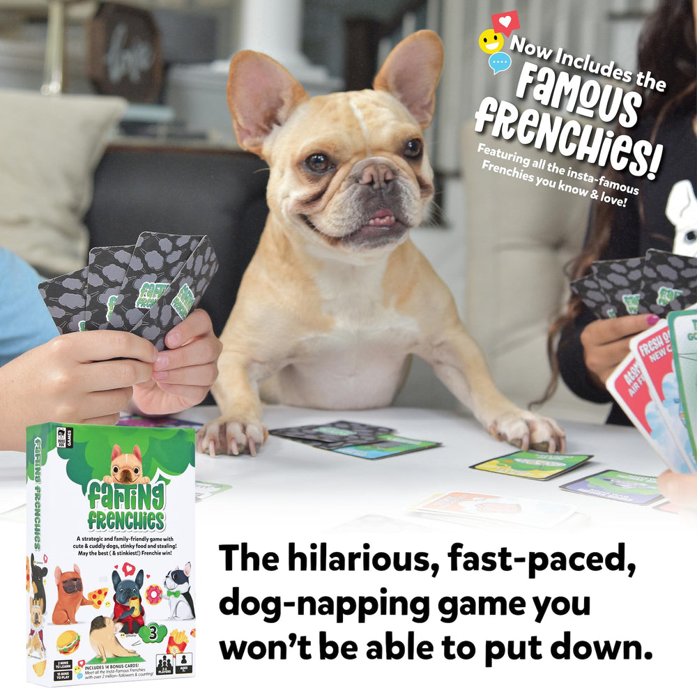 BOSS DOG GAMES Farting Frenchies perfume card adding scent-based strategy