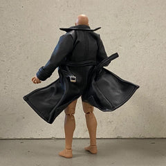 Boswon Sodier coat texture closeup captures grain and matte sheen