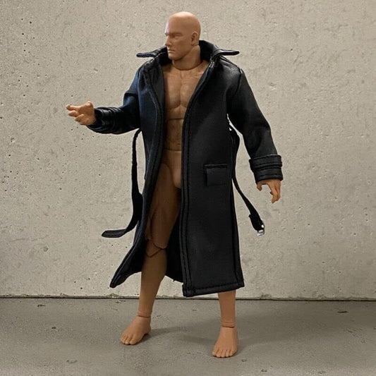 Boswon Sodier coat side profile on a 6-inch figure highlights tailored silhouette