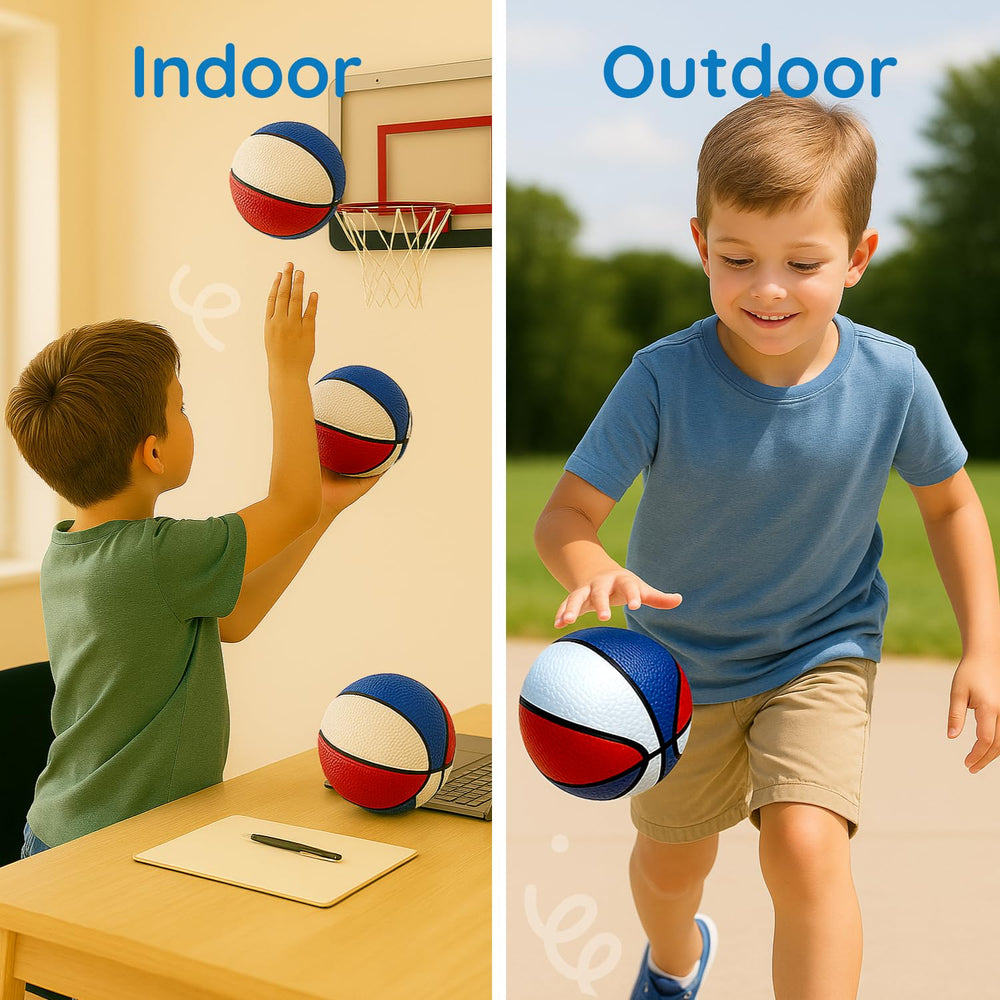 Botabee 3-pack mini basketball set ready for storage and sharing.