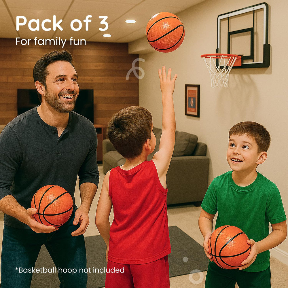 Botabee orange and black mini balls add color to playtime.