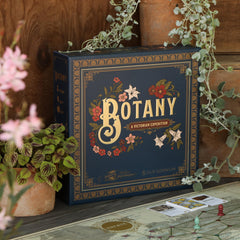 Botany map and tiles laid out for world-spanning exploration