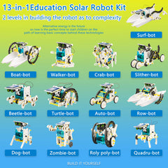 Bottleboom solar-powered robot on land demonstrates quiet, engaging playtime