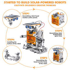 Bottleboom STEM 13-in-1 robot kit assembly demonstrates hands-on learning in action.