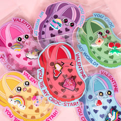 BotZilla cards feature two holes to insert shoe charms.