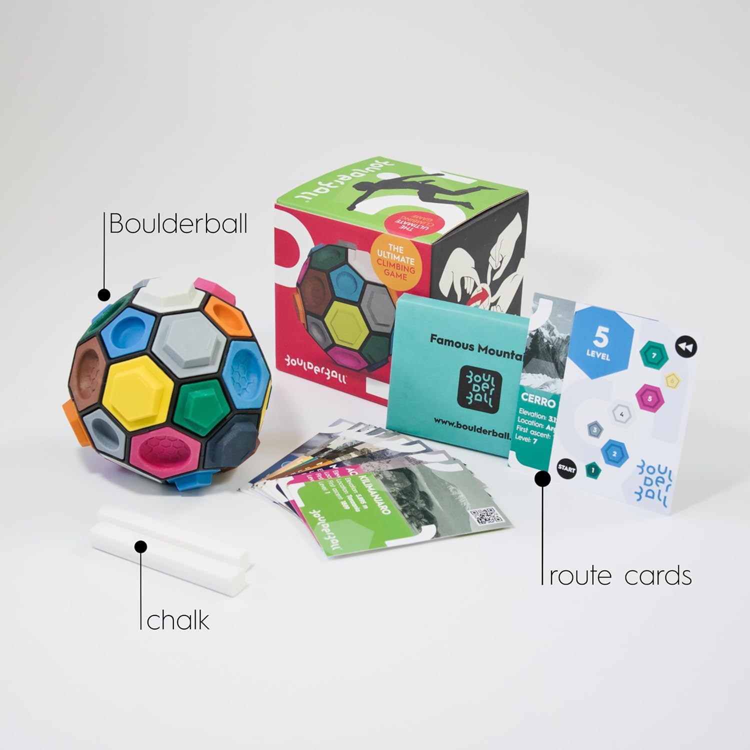 BOULDER BALL portable travel set enables learning anywhere, anytime
