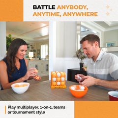 Bounce Battle Marbled Edition marble cube at center for strategic play