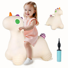 Bouncy Pals Unicorn Hopper inflatable ride-on for indoor or outdoor play