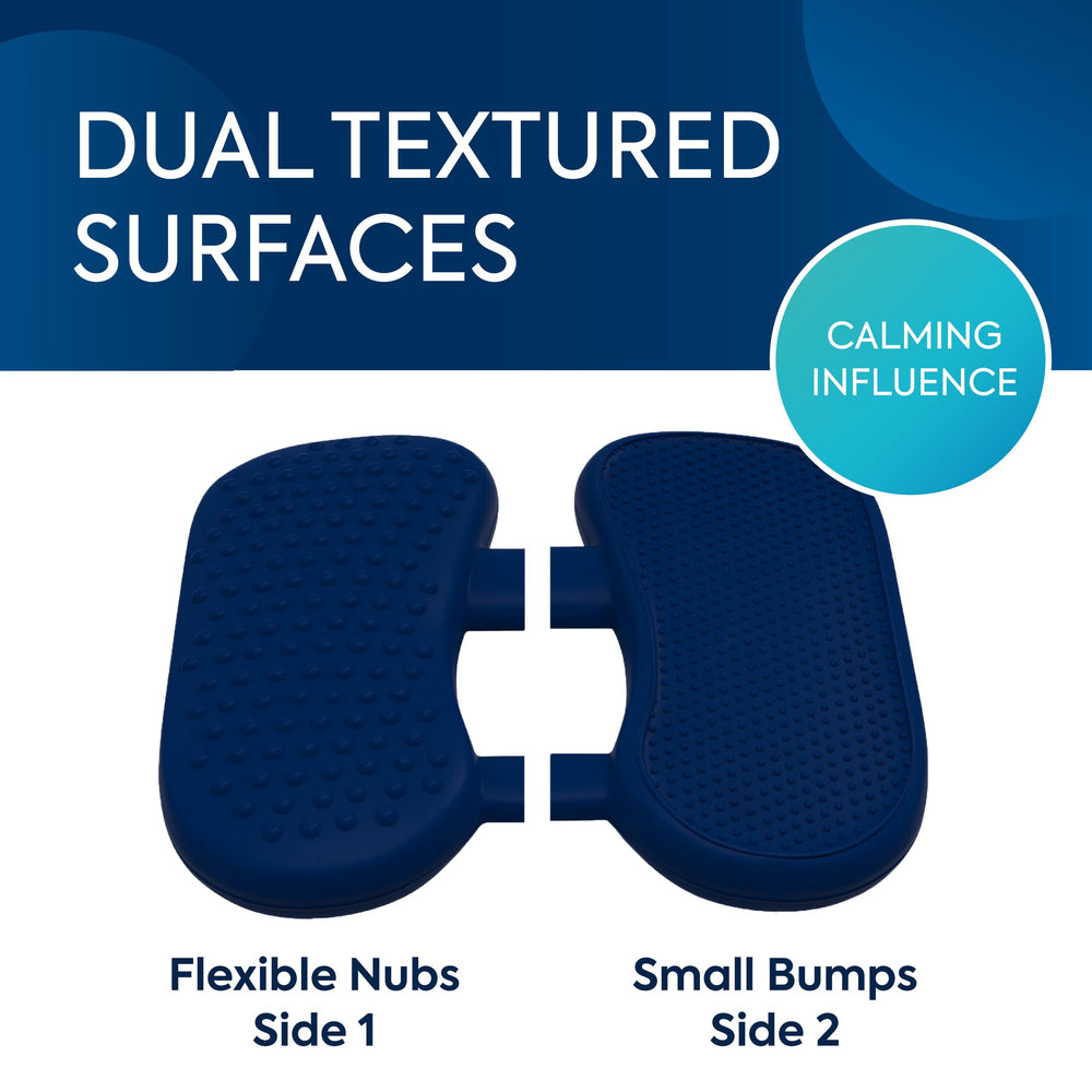 Bouncy Bands Wiggle Feet on work desk supports calm focus.