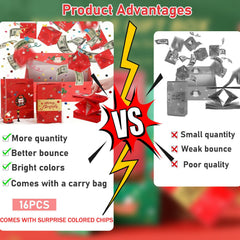 BOVVSKY cash explosion box red front view highlights premium red finish.