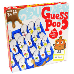 Boxer Gifts Guess Poo board game cover image shows a family-friendly, giggle-worthy party game for kids.