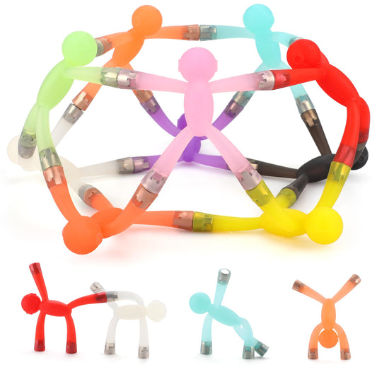 Boxgear Magnet Men 10-piece set for creative play on the go.
