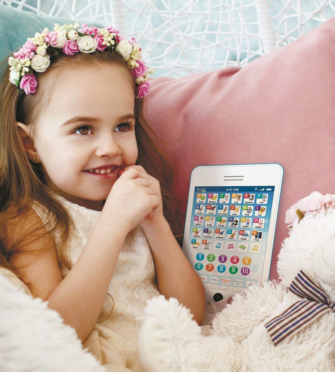 Boxiki Kids 6-in-1 phone toy durable build for travel-friendly learning