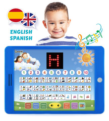 Boxiki Kids bilingual learning pad for home or travel.