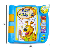Boxiki Kids Talking Activity Book sounds and melodies encouraging rhythm learning