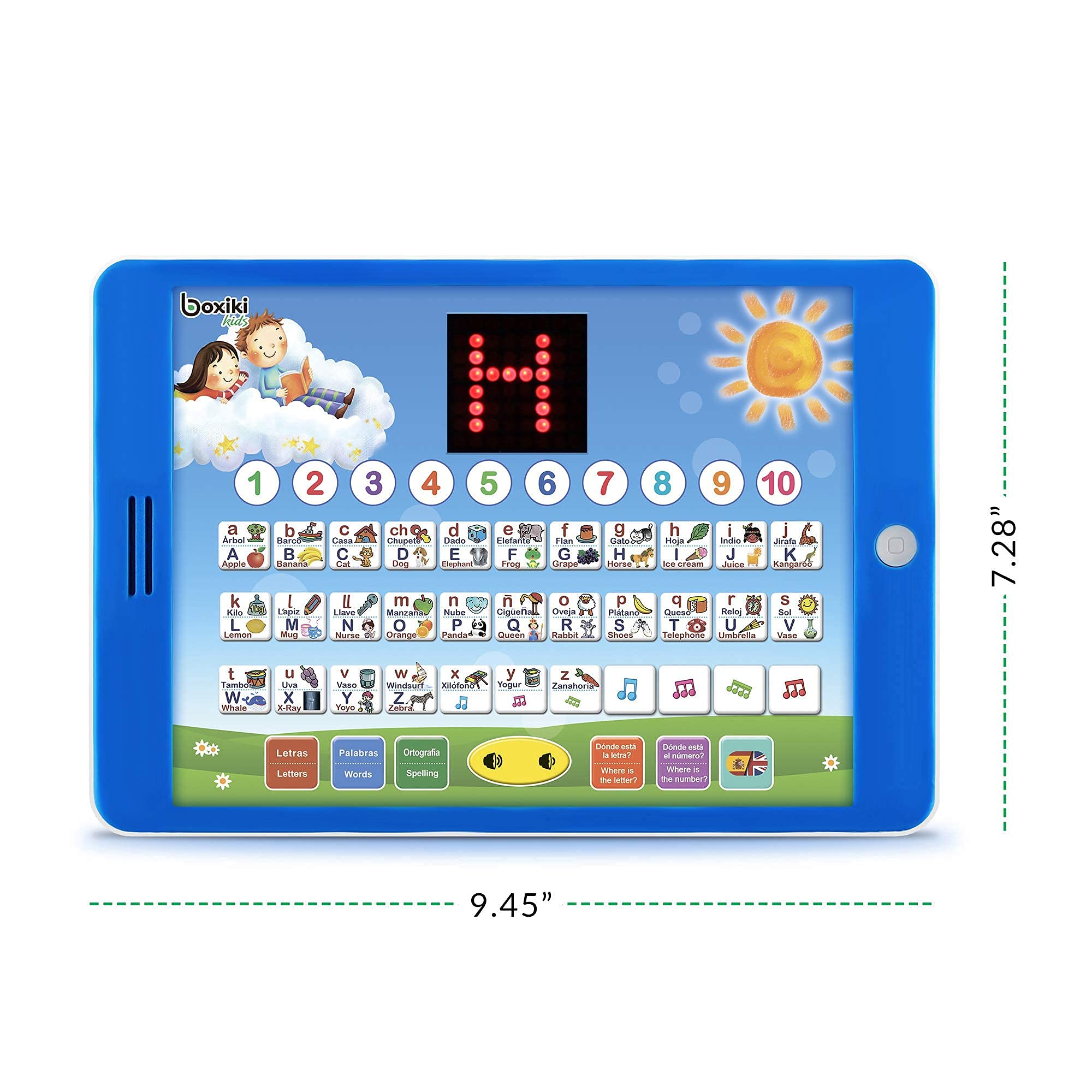 Boxiki Kids volume control and auto shut-off features.