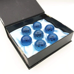 Boxtree seven-stars blue crystal balls set in a gift box, ideal kids play