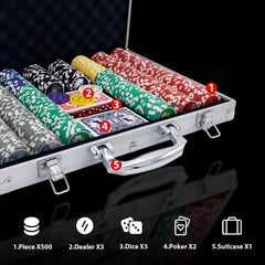 Boyzhood aluminum travel case keeps chips secure during travel.