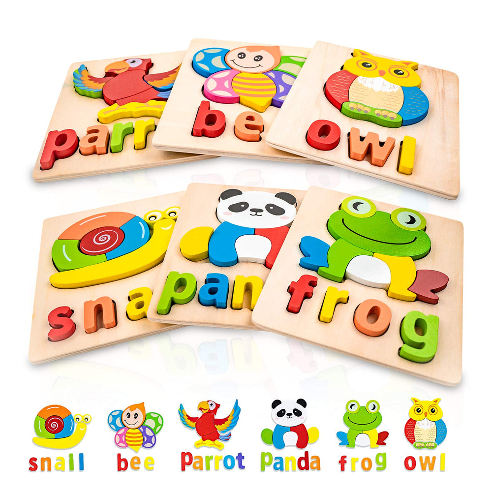BOZE SUPOD toddler panda puzzle supports early literacy and fine motor skills.