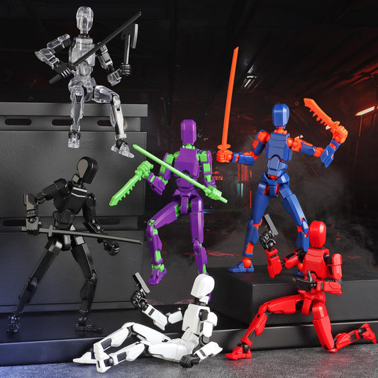 BOZOBO 13 action figure set with jointed assembly for versatile poses.
