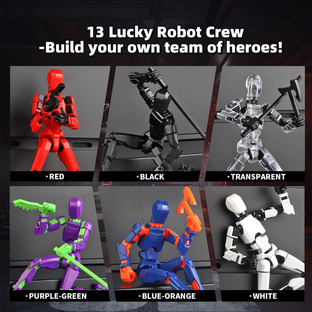 BOZOBO 6-color figures collection for mix-and-match display.