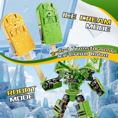 Bozobo ice cream transforming toy kids playset used in imaginative stories
