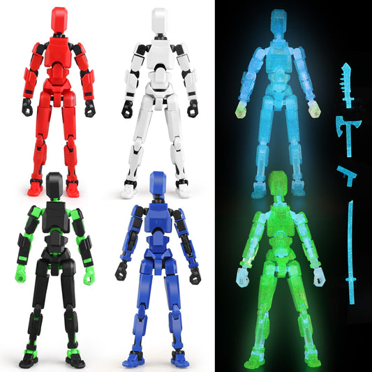 BOZOBO Luminous 13 blue glow figure for desk display and night scenes.