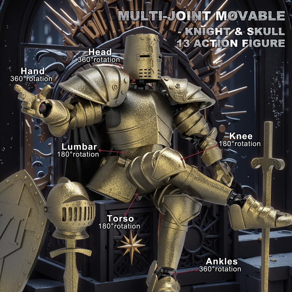 BOZOBO medieval knight style design adds retro-futuristic charm.