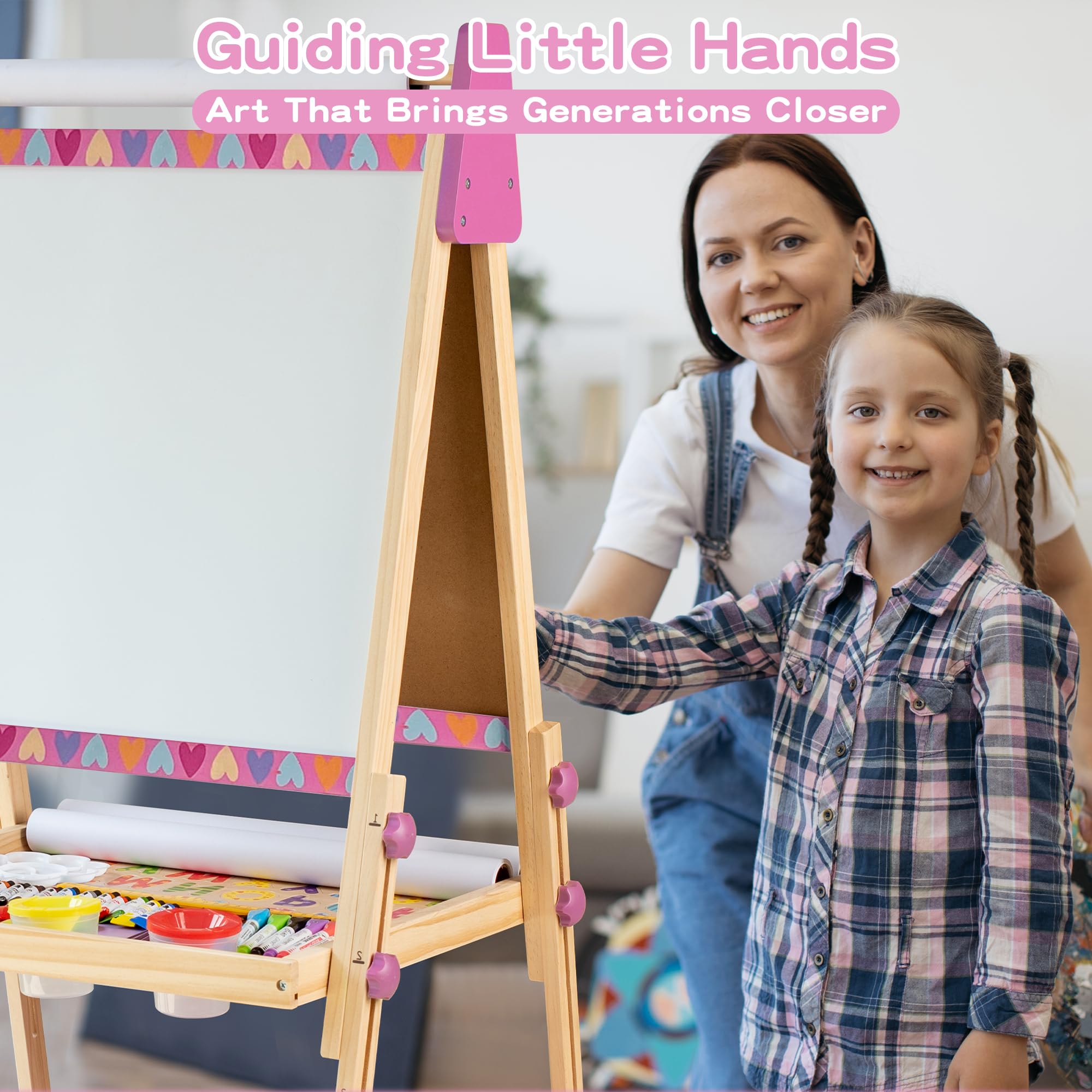 BPMFKID included accessories support organized art activities and easy clean up.