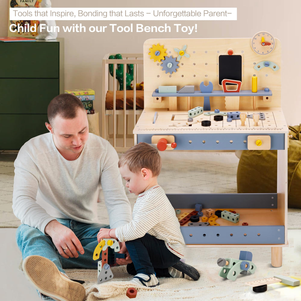 bpmfkid kids practice hand-eye coordination with practical tool tasks