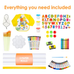 bpmfkid painting paper roll holder supports easy, mess-free art sessions for kids