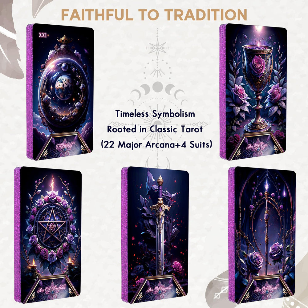 BQLXBABLT rose motif artwork enhances altar-style display.