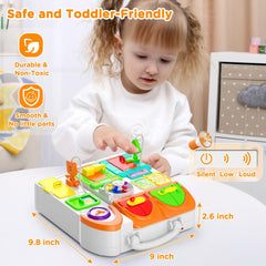 BQU Cute design with bright colors attracts curious toddlers.