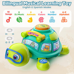 BQU turtle with lights and sounds for engaging playtime.