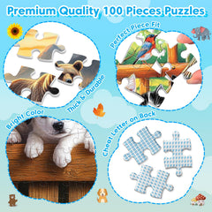 Bractowa elephants puzzle with interlocking pieces for durable, long-lasting use