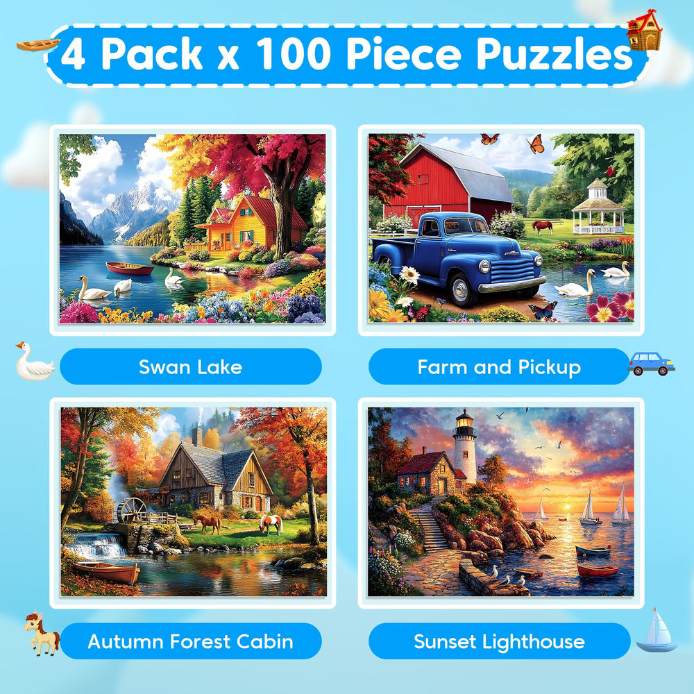 Bractowa Farm and Pickup puzzle engages kids and seniors alike with bright colors