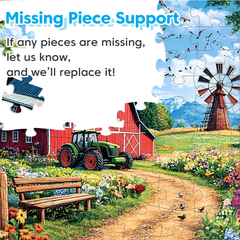 Bractowa Letter-back system aids beginners in assembling 100-piece puzzles