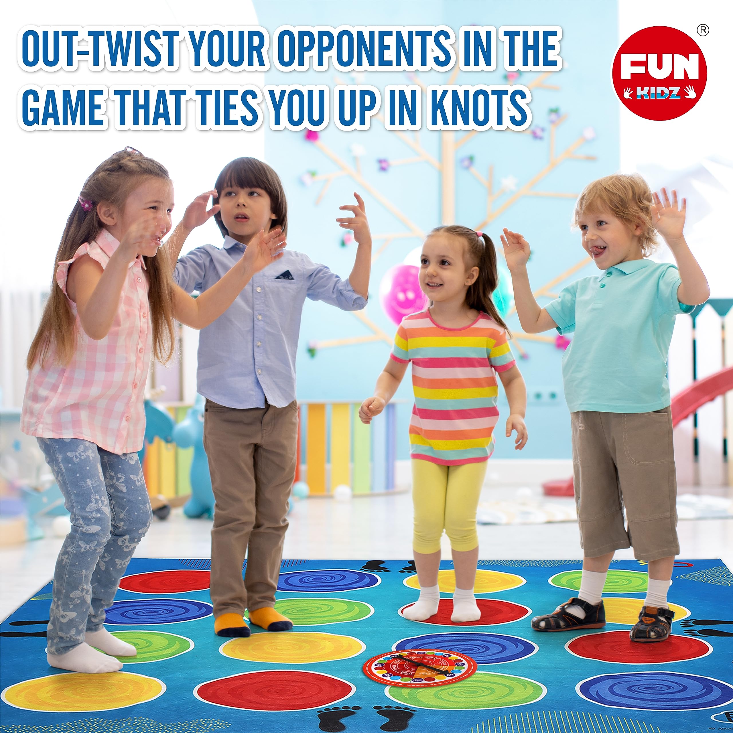 BRAINS UP Classic Twist Poses easy-clean fabric for quick maintenance